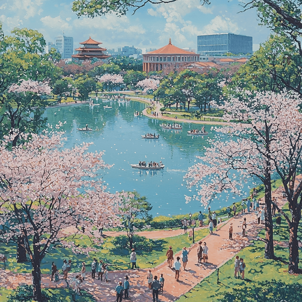 Ueno Park - Tokyo Painting By Numbers Kit