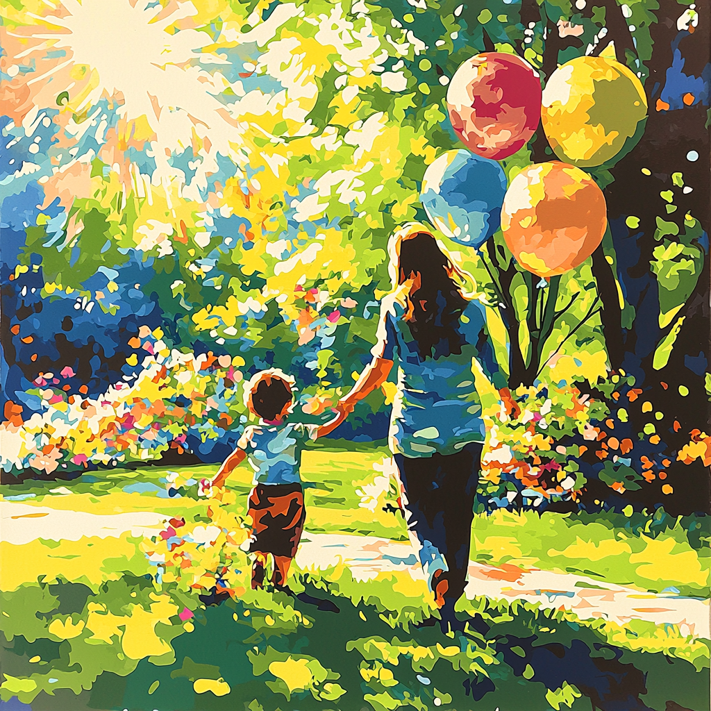 Harmony In The Park Paint By Numbers Art