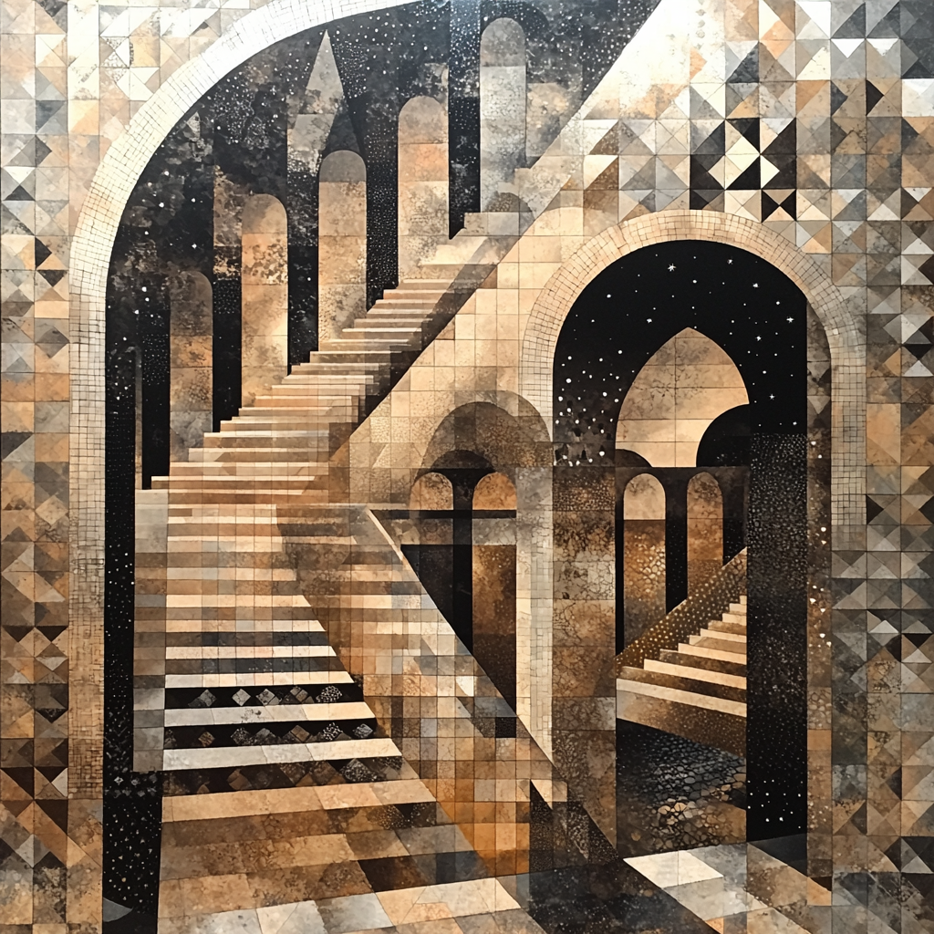 M.C. Escher Inspired Mathematical Explorations Paint By Numbers Kits