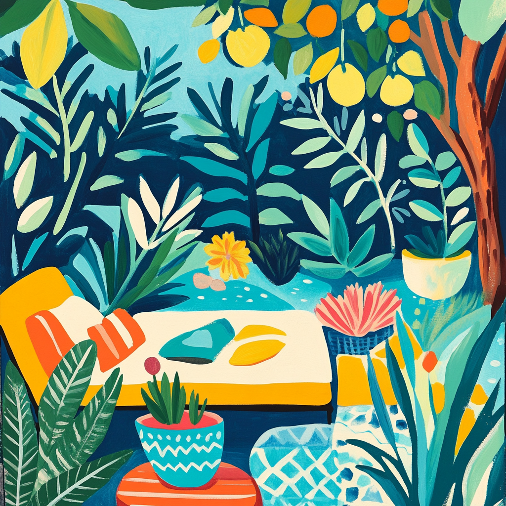 Matisse Inspired Joyful Garden Paint by numbers kits