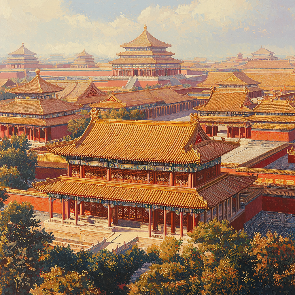 The Forbidden City - China Paint By Numbers