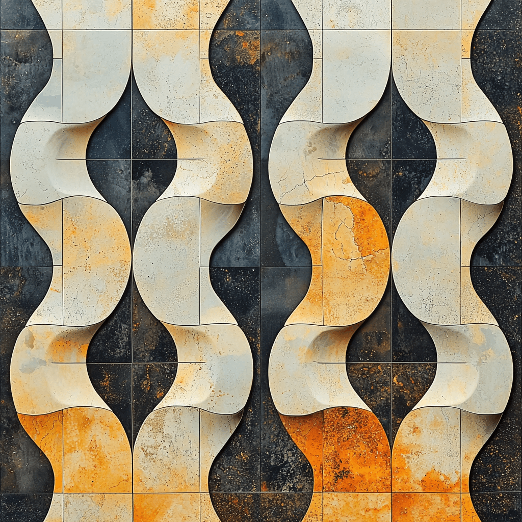M.C. Escher Inspired Infinite Patterns Numbered Painting Kits