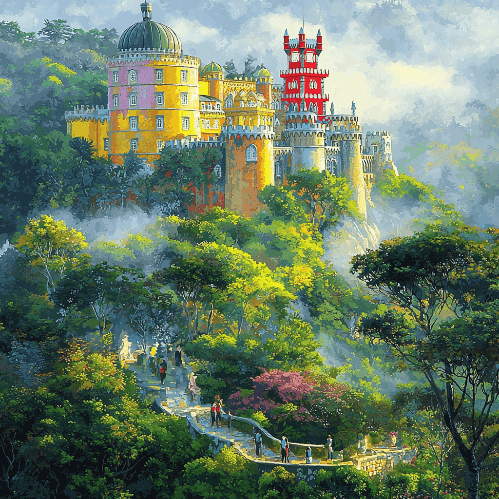 Sintra - Portugal Painting Number Kit