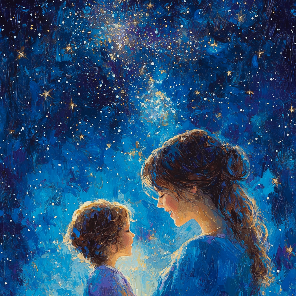 Starry Night Lullaby Painting By Numbers Kit