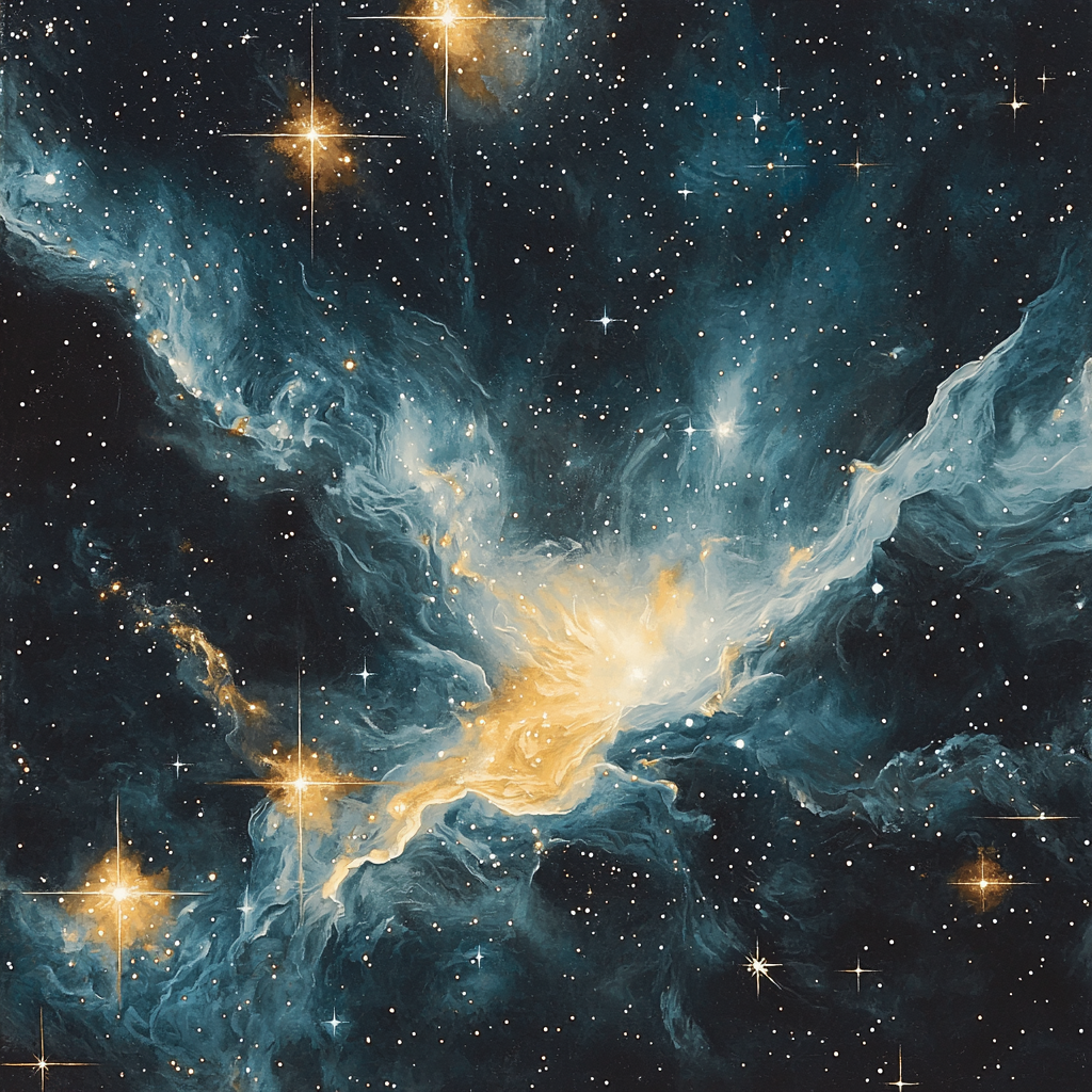 Michelangelo Inspired Starry Equinox Numbered Painting Kits