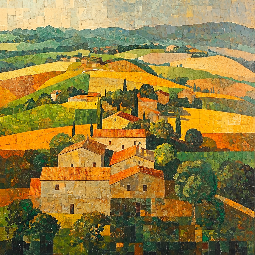 Paul Cézanne Inspired Rustic Harmony Numbered Painting Kits