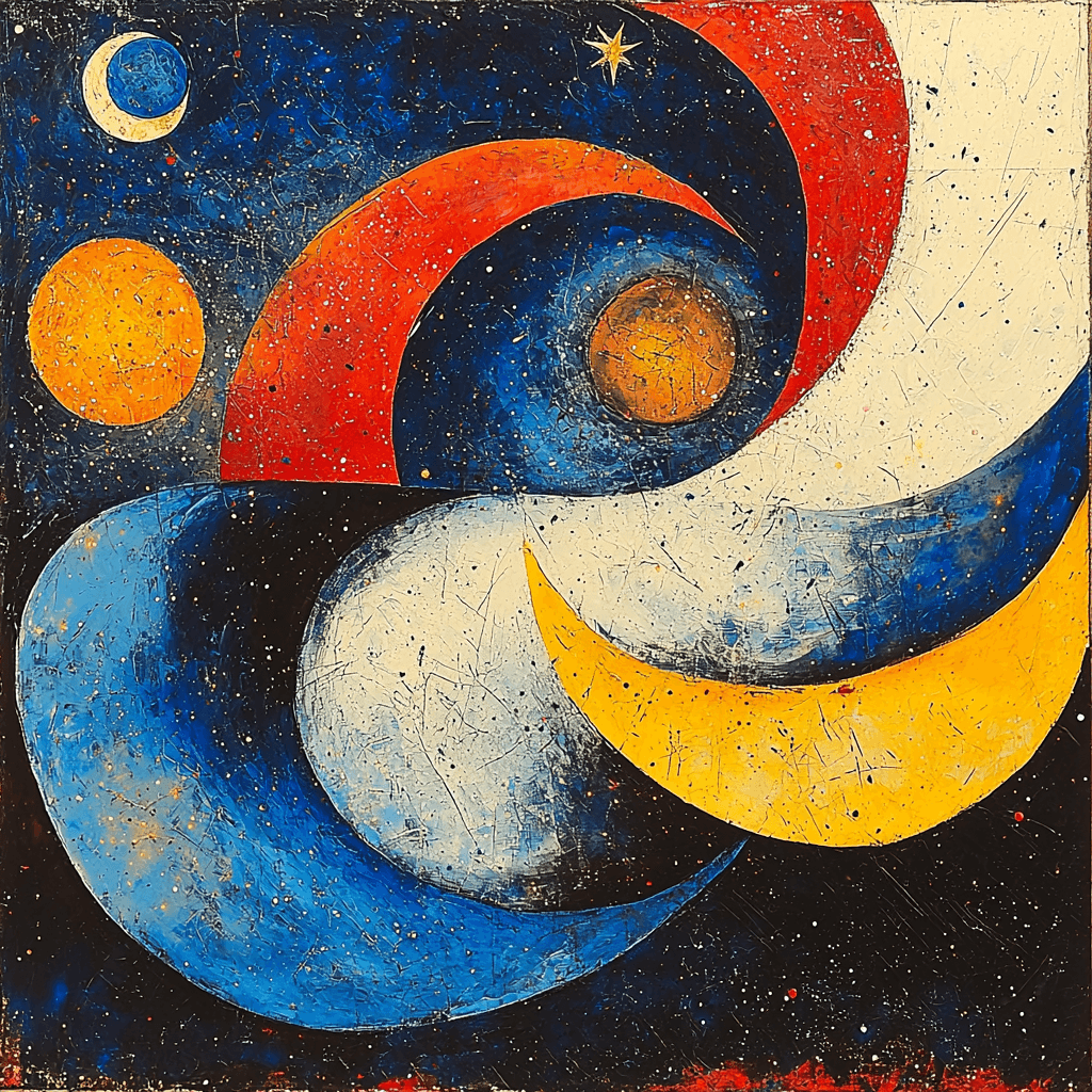 Joan Miró Inspired Exploring The Universe Numbered Painting Kits