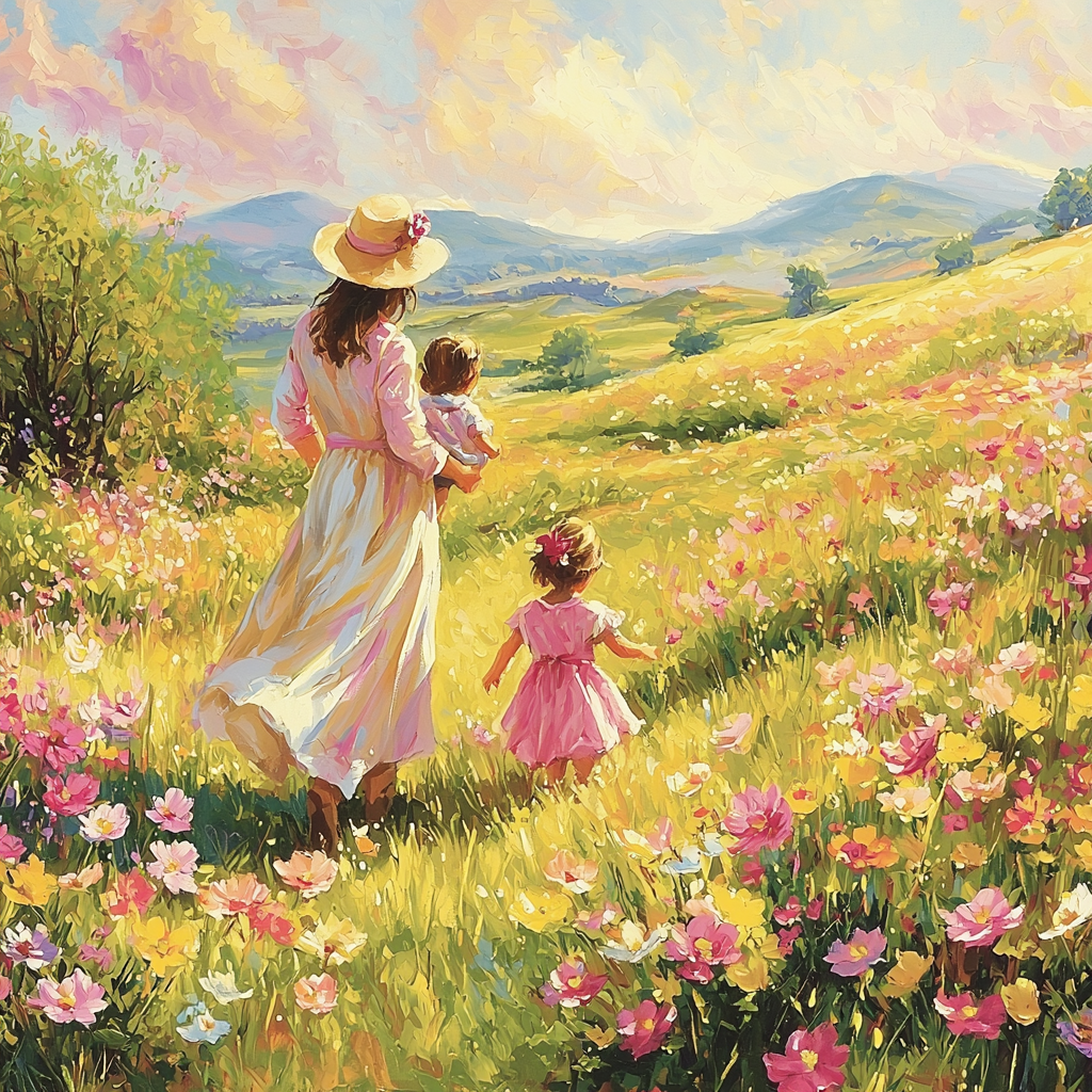 The Sweet Smell Of Flowers Paint By Numbers Kits