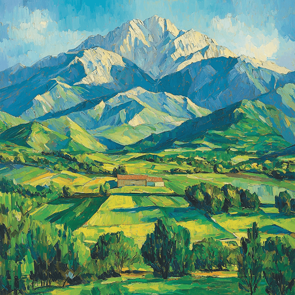 Paul Cézanne Inspired Mountain's Whisper Numbered Painting Kits