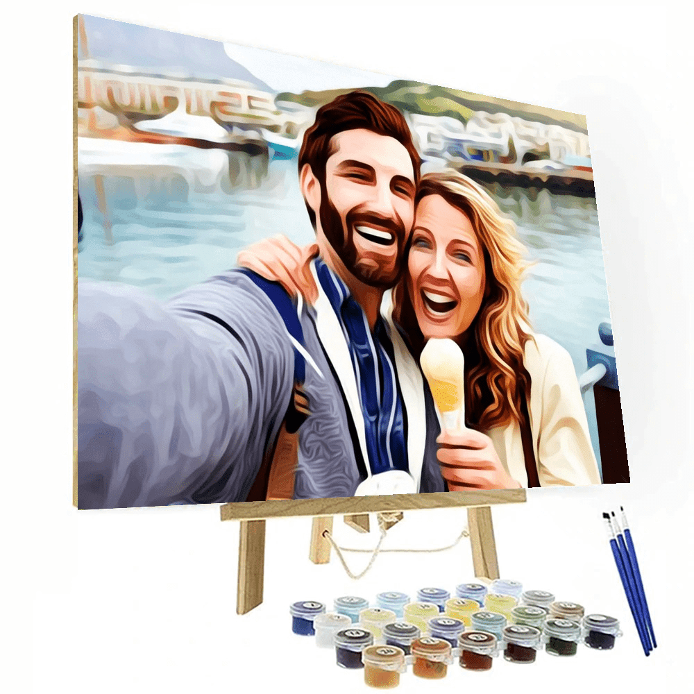 Personalized Couple Paint By Numbers Kit