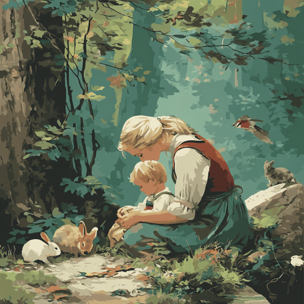 Gentle Guardians Paint By Color