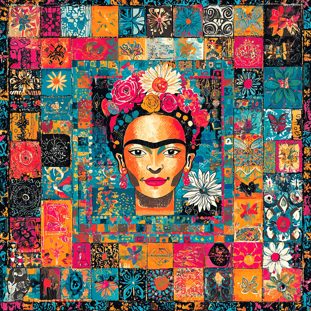 Frida Kahlo Inspired Vivid Heritage Paint By Numbers