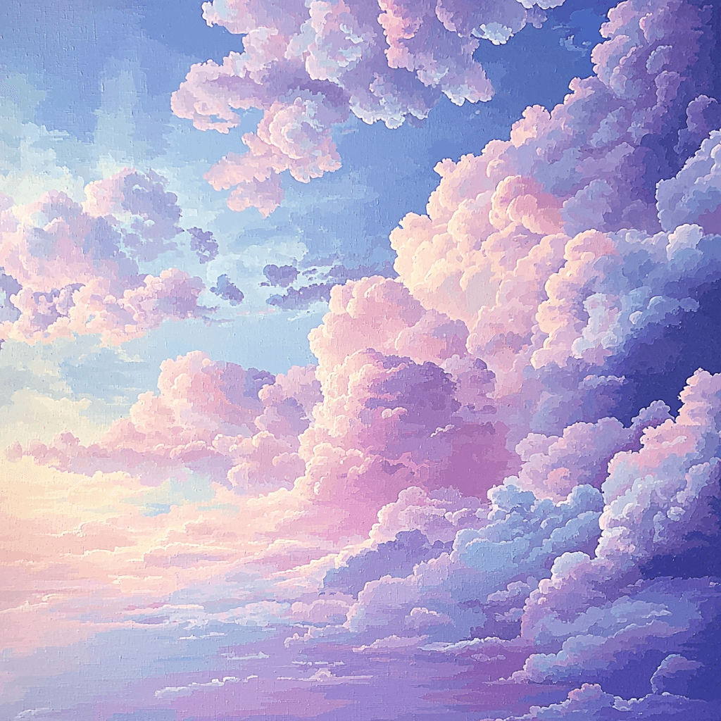 Georges Seurat Inspired Infinite Skies Numbered Painting Kits