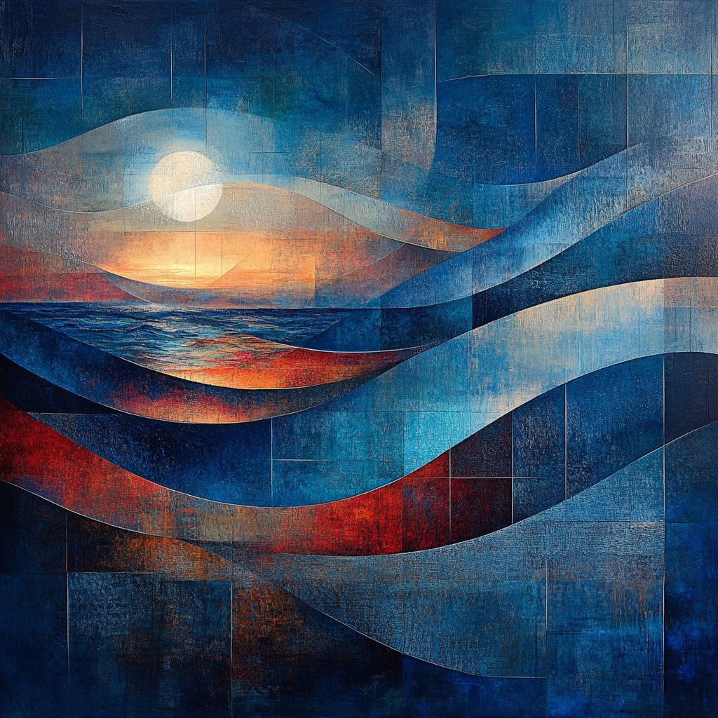 Paul Klee Inspired Cosmic Rhythms paint by numbers