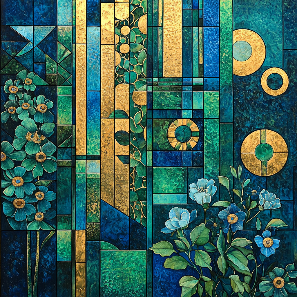 Gustav Klimt Inspired Patterns Of Serenity Paint By Numbers