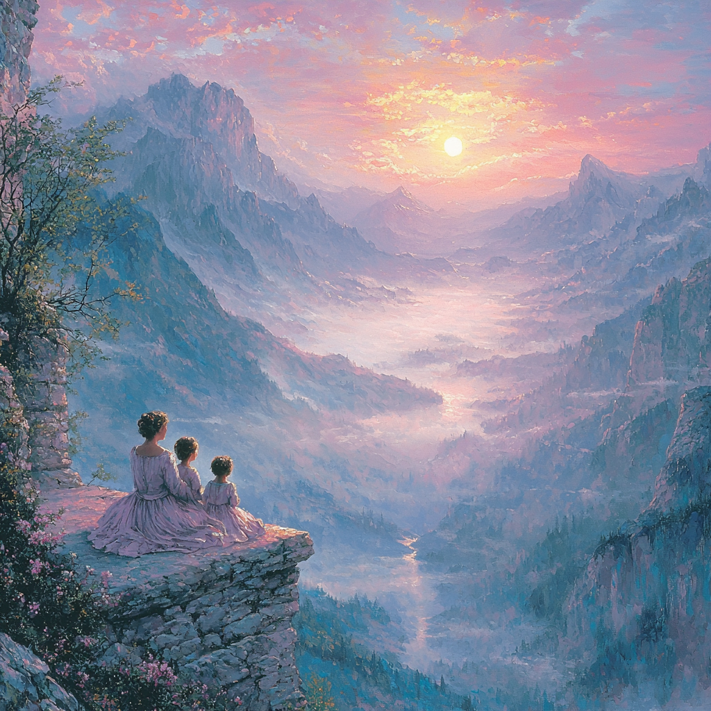 Mystic Mountain Mornings Painting Number Kit