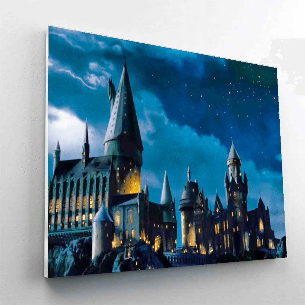DIY Hogwarts School Paint By Numbers Painting Kit Artistry Rack