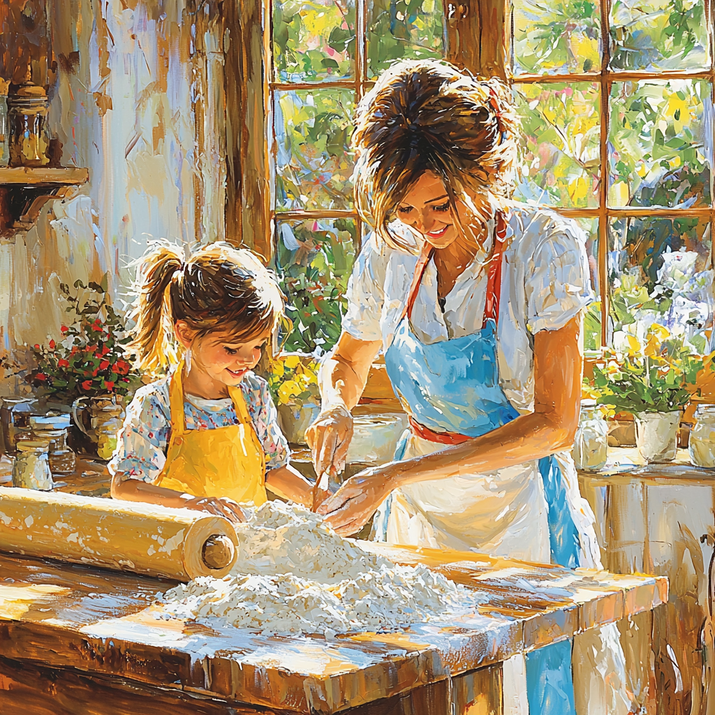 Mom's Culinary Lessons Numbered Painting Kits