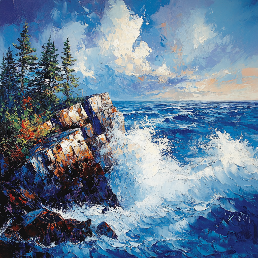 Arthur Lismer Inspired September Gale On The Islands paint by numbers