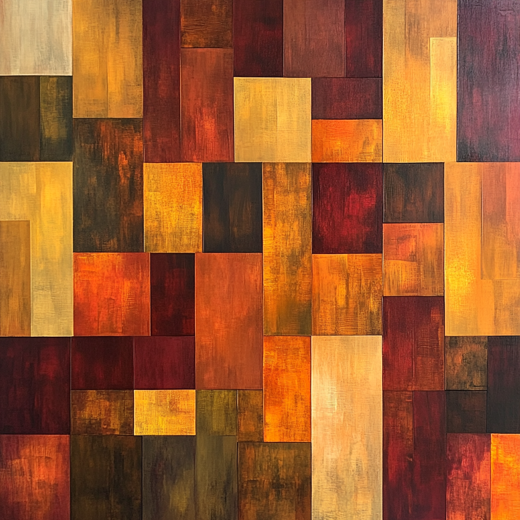 Mark Rothko Inspired Autumnal Resonance painting number kit