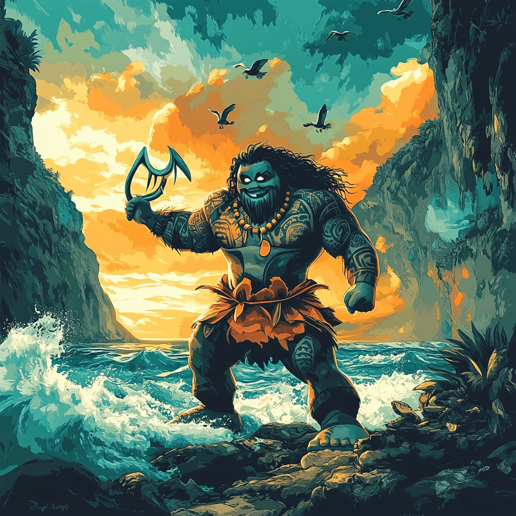 Maui Heroic Wave Moment painting number kit