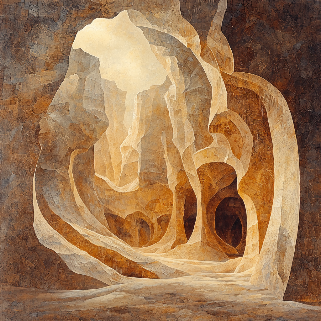 Michelangelo Inspired Mystical Caverns Of Nature Painting By Numbers Kit