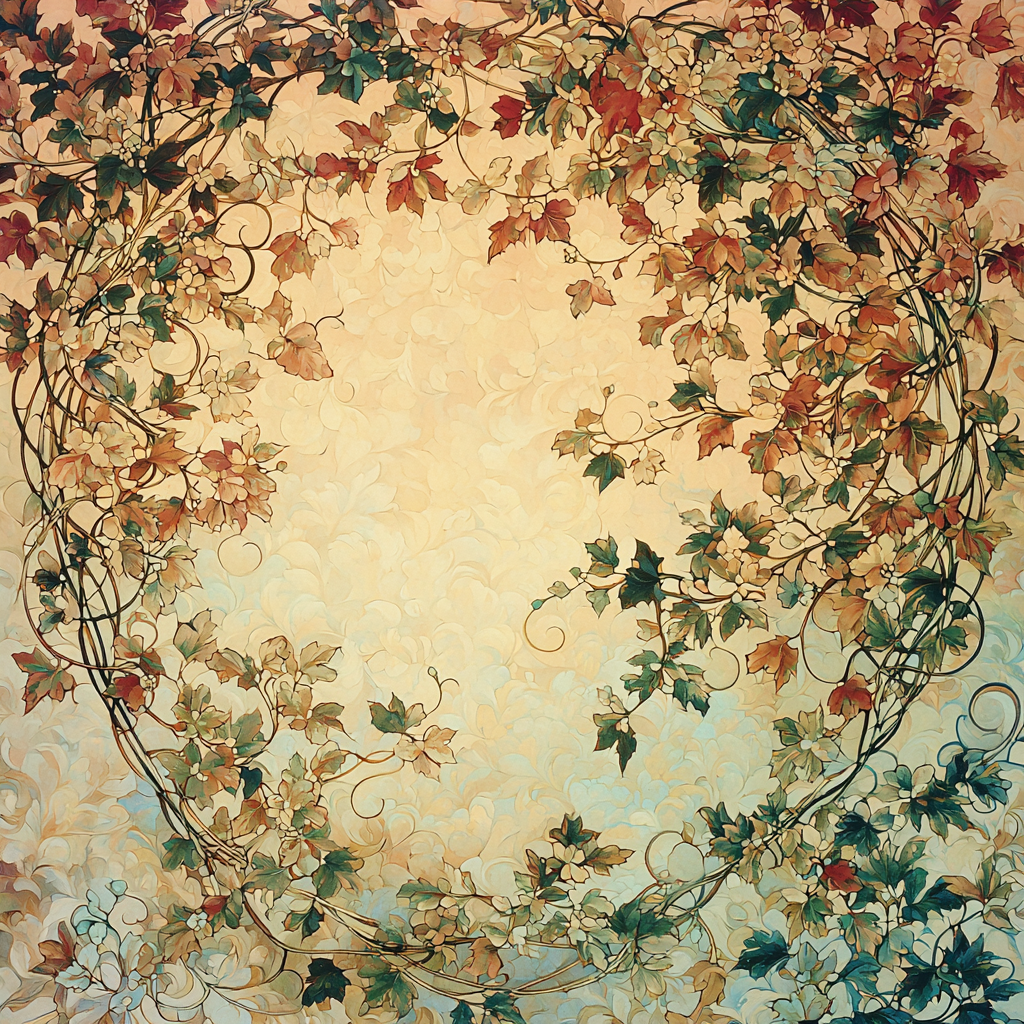 Alphonse Mucha Inspired Whispers Of The Seasons DIY Paint By Numbers