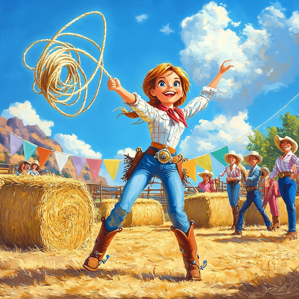 Jessie Roundup Rodeo DIY paint by numbers