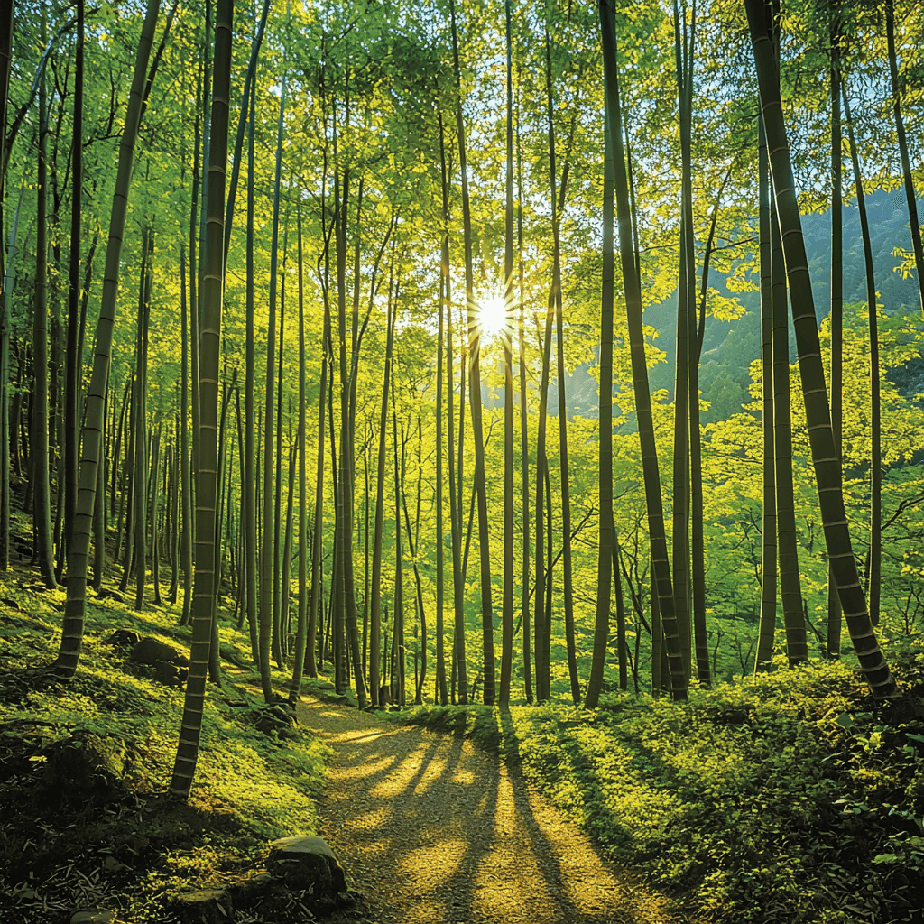 Bamboo Grove Paint By Color