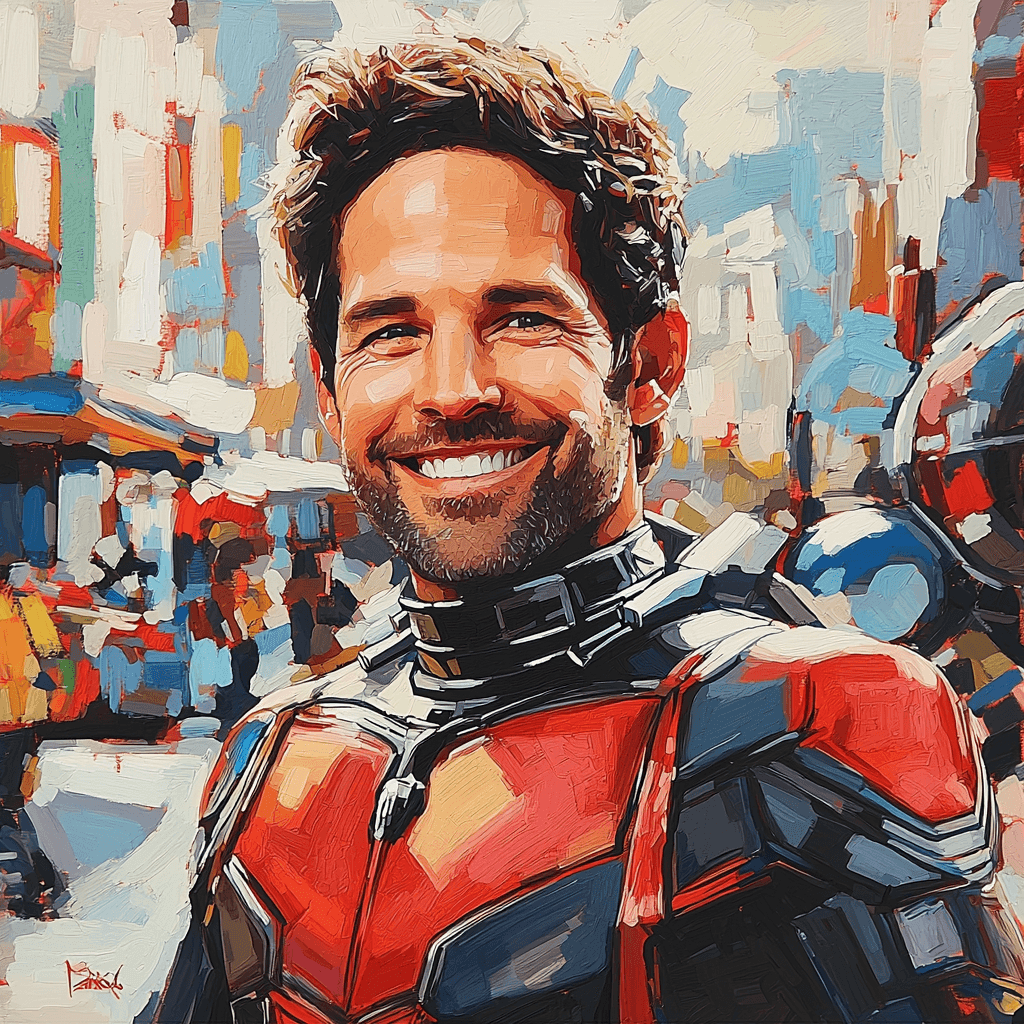 Paul Rudd: The Lighthearted Spirit Of Ant-Man Paint By Numbers Kits