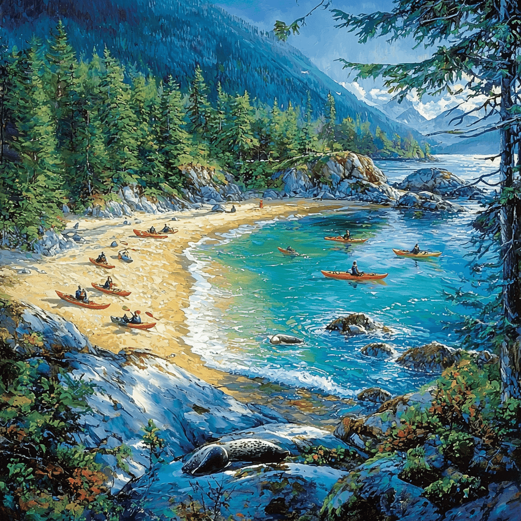 Abel Tasman National Park - New Zealand Painting By Numbers Kit