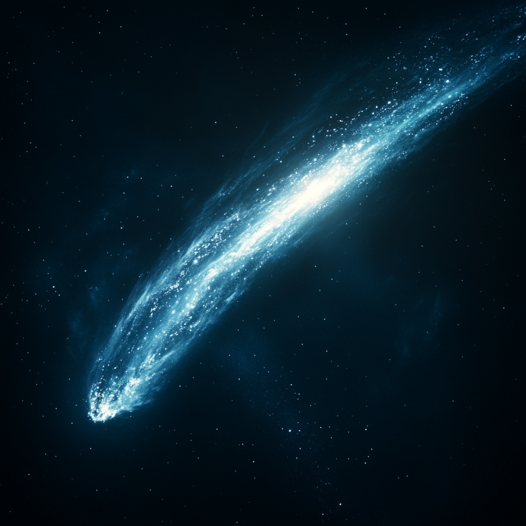 Caravaggio Inspired Celestial Comet Tail DIY paint by numbers