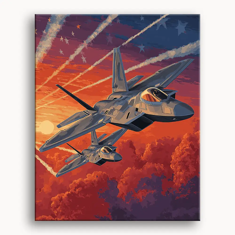 Happy Painting Exclusive DIY Paint by Number Kit Stress Relief Relaxation Toys Beginner Painting Kits Handicrafts with Lions Flowers & Birds Designs