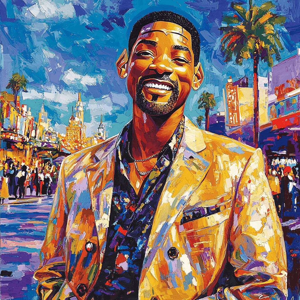Will Smith: The Charismatic Prince Of Hollywood Paint By Numbers Art