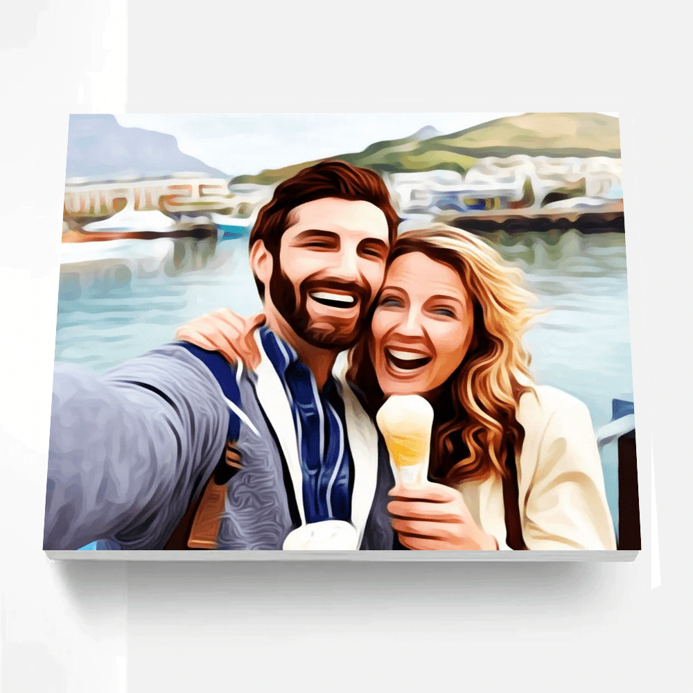 Personalized Couple Paint By Numbers Kit