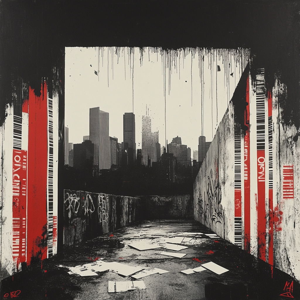 Banksy Inspired Revolution Against Consumerism paint by number