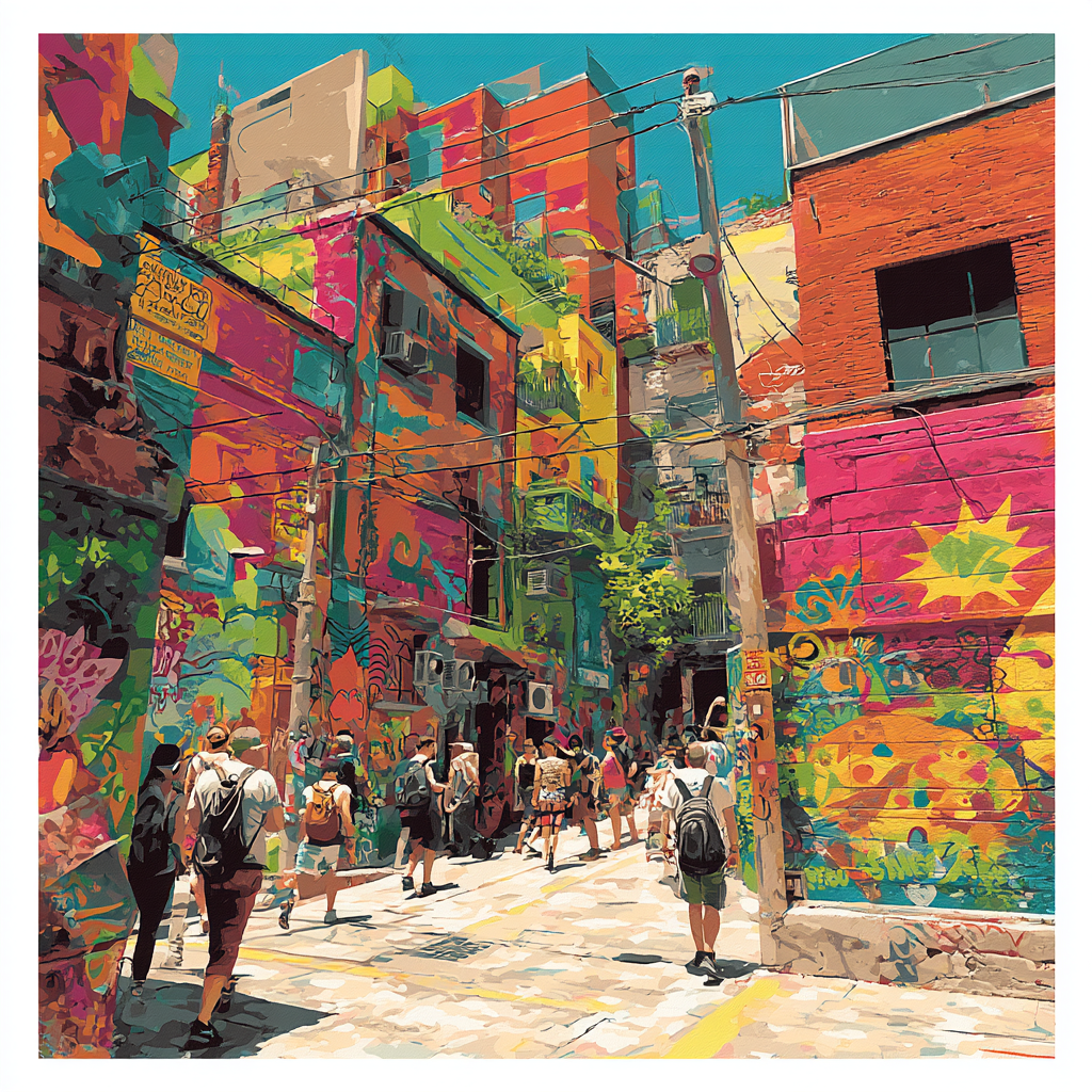 Street Art Tour - Buenos Aires Painting By Numbers Kit