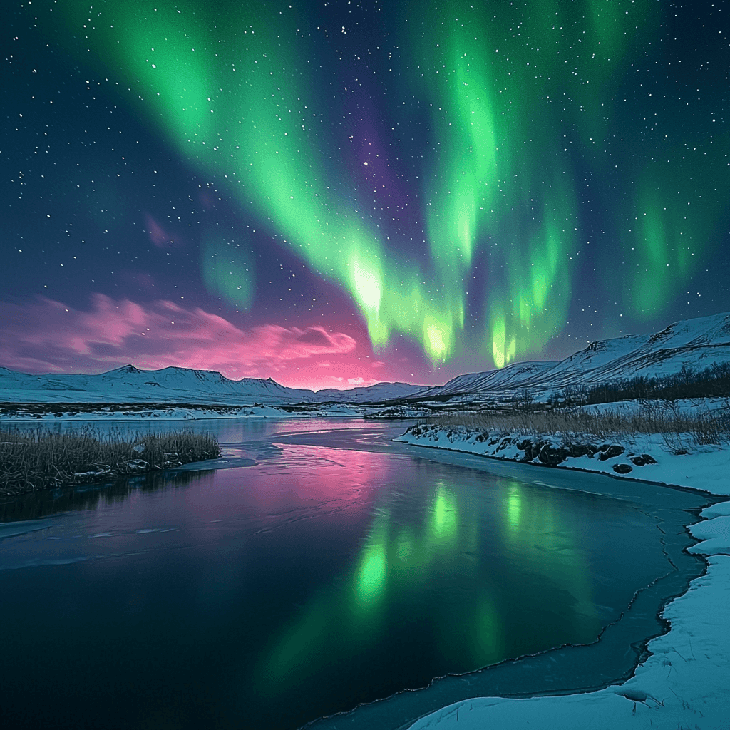 Northern Lights - Iceland Paint By Number