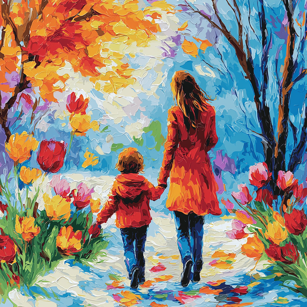 Love Through Time Numbered Painting Kits