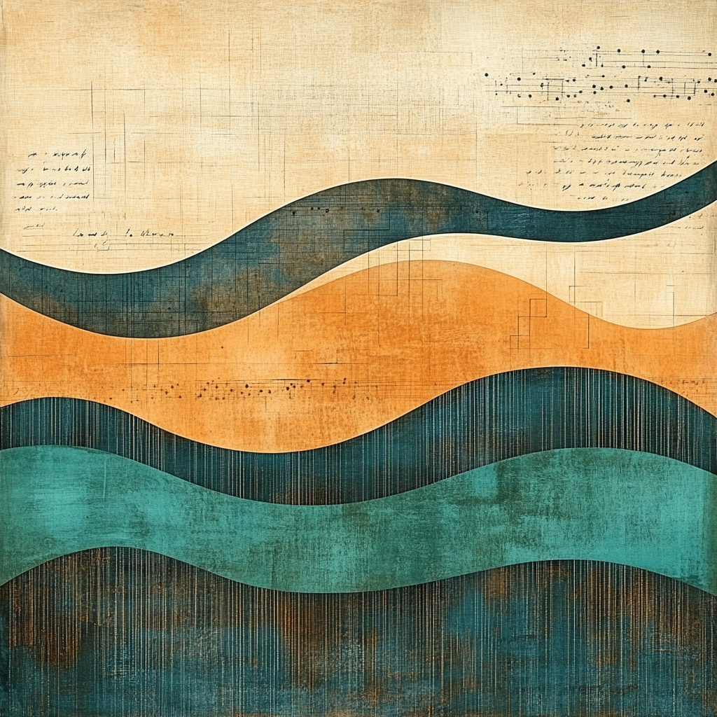 Paul Klee Inspired Desert Sonata paint by color