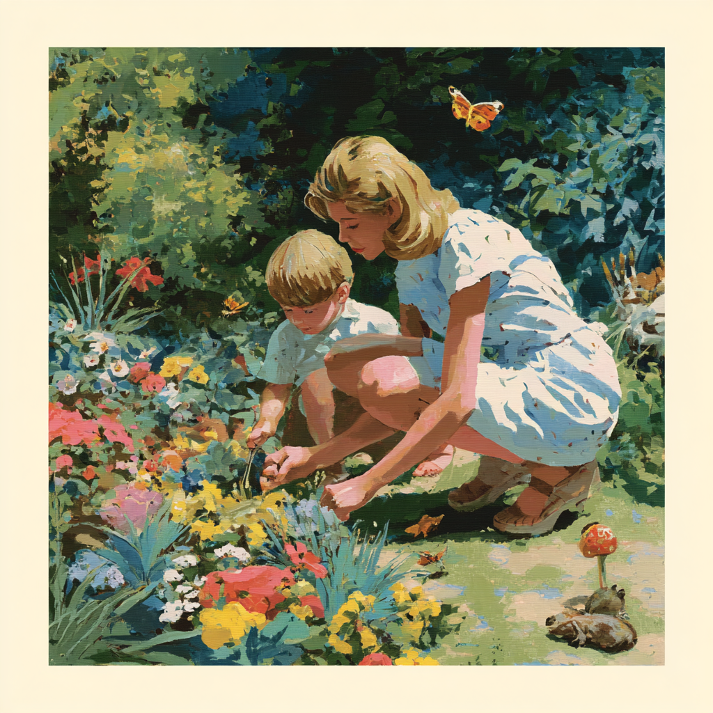 Mom’s Magical Garden Number Painting