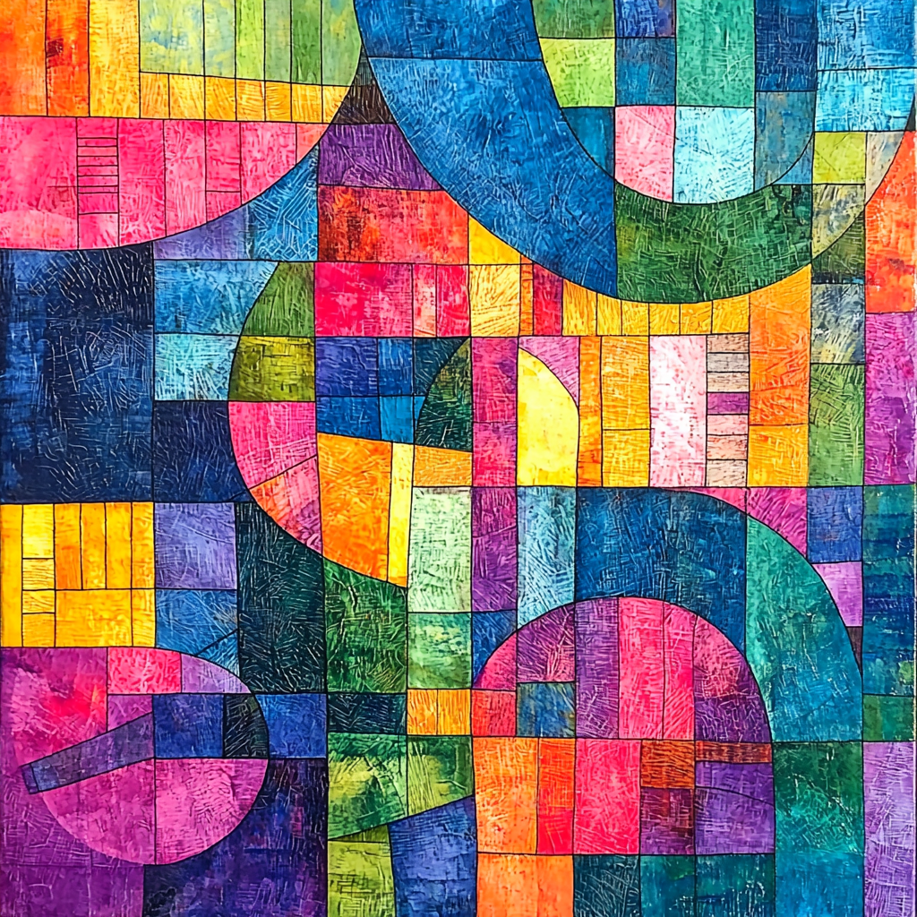 Paul Klee Inspired Melodic Colors Painting Number Kit