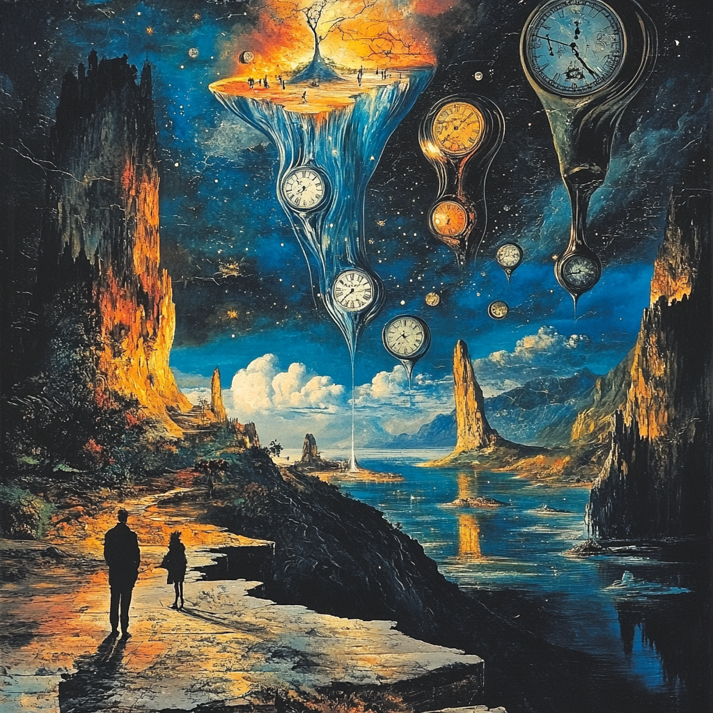 Dali Inspired Melting Memories painting number kit