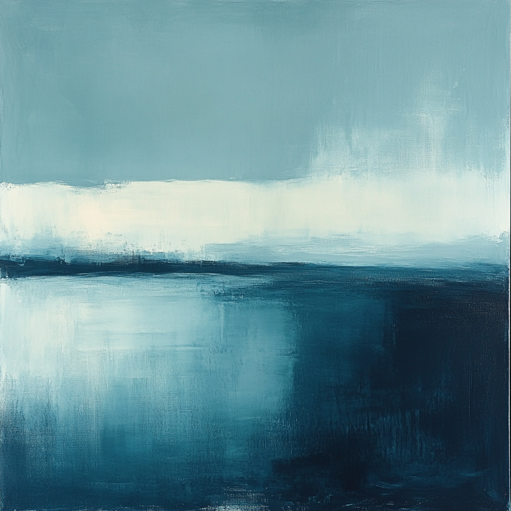 Mark Rothko Inspired Arctic Stillness paint by numbers