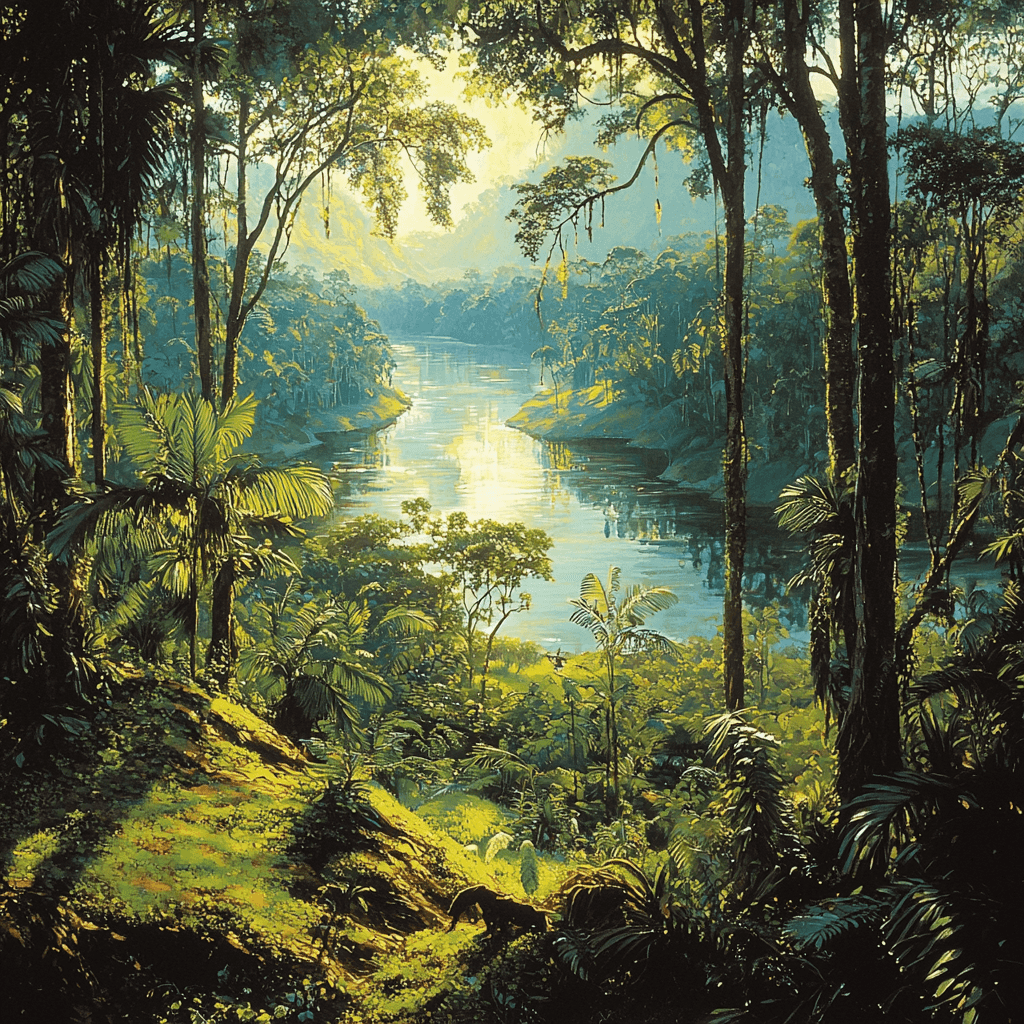 The Amazon Rainforest - Brazil Paint By Number