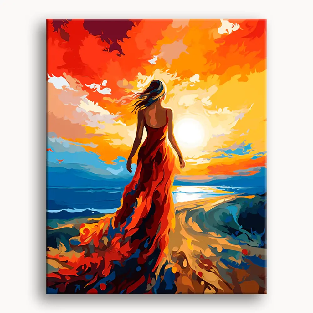 Happy Painting Exclusive DIY Paint by Number Kit Stress Relief Relaxation Toys Beginner Painting Kits Handicrafts with Lions Flowers & Birds Designs