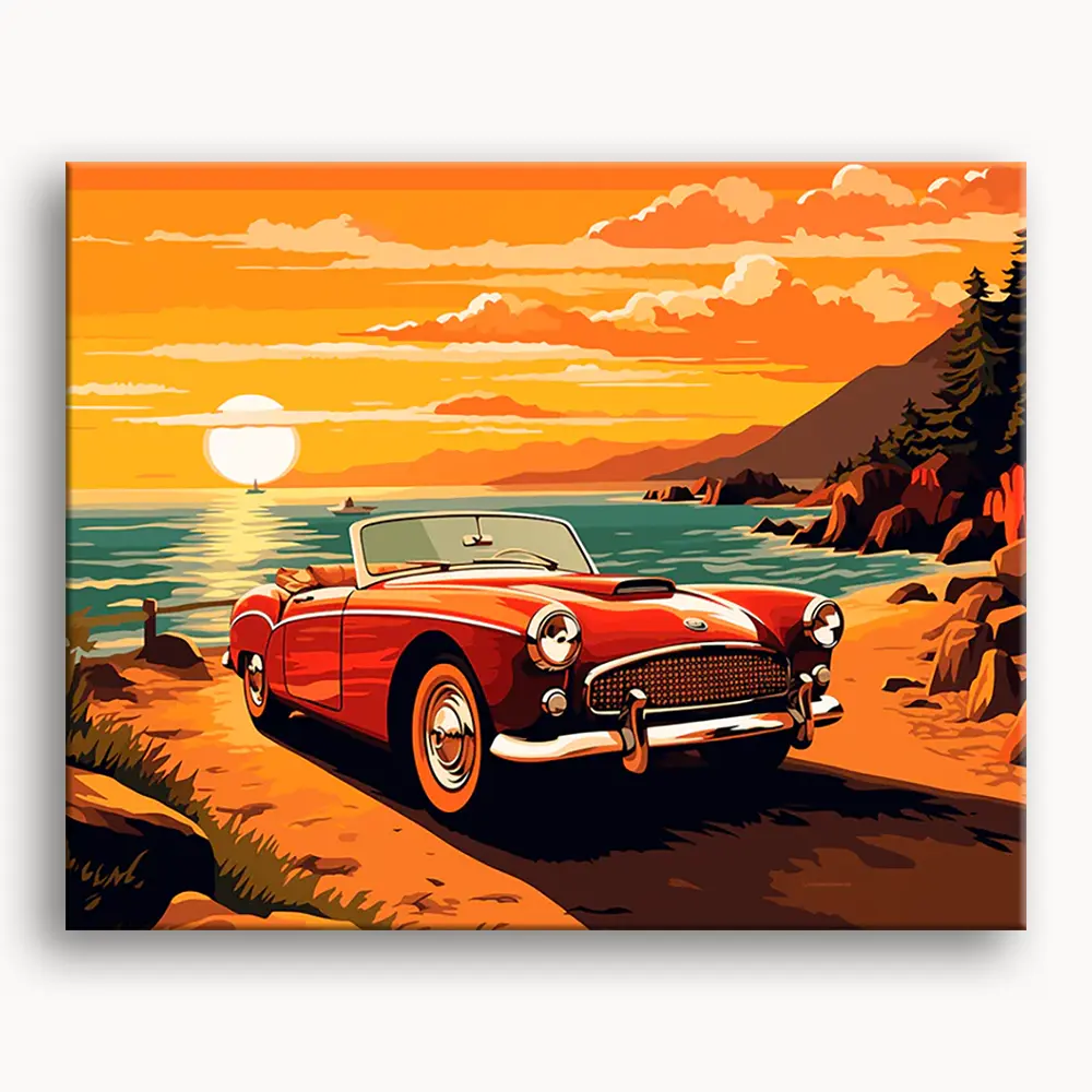 Happy Painting Exclusive DIY Paint by Number Kit Stress Relief Relaxation Toys Beginner Painting Kits Handicrafts with Lions Flowers & Birds Designs