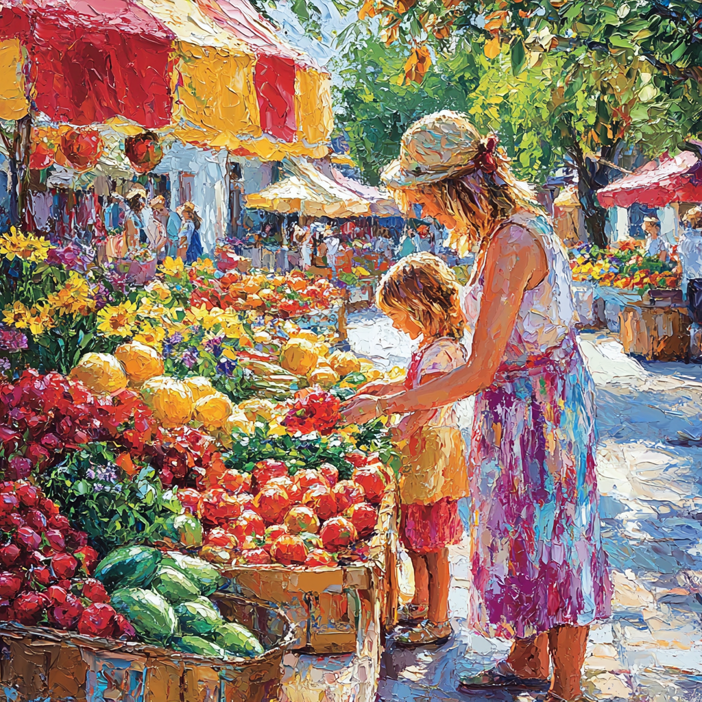 Sweet Summer Memories Number Painting