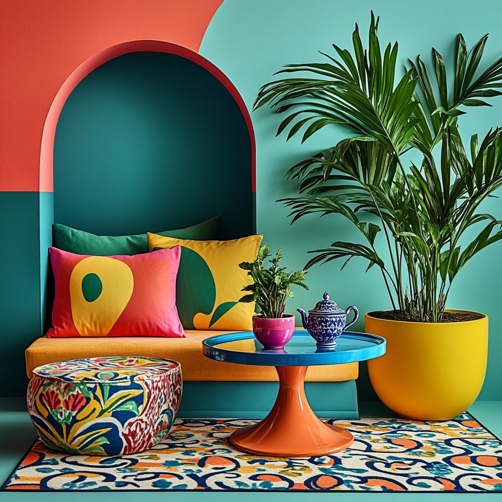 Henri Matisse Inspired Garden Tea paint by number
