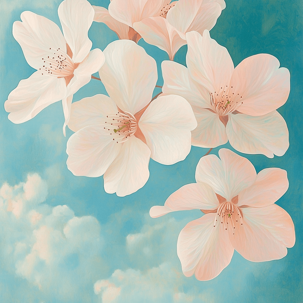 Georgia O'Keeffe Inspired Blossom Dreams Paint By Numbers Art